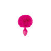 Plug anal pompon fuschia 